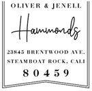 Picture of Extra Stamp Plate - Hammond Address Stamp