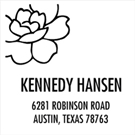 Picture of Extra Stamp Plate - Hansen Address Stamp