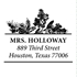 Holloway Address Stamp