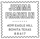 Picture of Extra Stamp Plate - Jemma Address Stamp