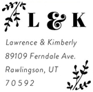 Kimberly Address Stamp