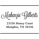 Picture of Extra Stamp Plate - Makenzie Address Stamp