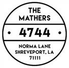 Mathers Address Stamp