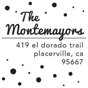 Montemayors Address Stamp