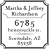 Richardson Address Stamp