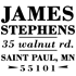 Stephens Address Stamp