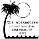 Picture of Extra Stamp Plate - Surf Address Stamp