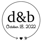 Picture of Extra Stamp Plate - Debbie Wedding Stamp
