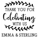 Picture of Extra Stamp Plate - Emma Wedding Stamp