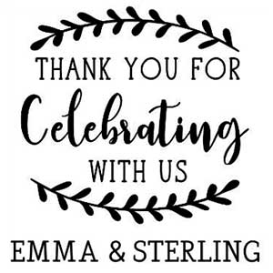 Emma Wedding Stamp