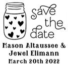 Jewel Wedding Stamp