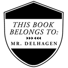 Picture of Extra Stamp Plate - Delhagen Library Stamp