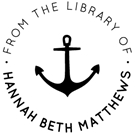 Picture of Extra Stamp Plate - Matthews Library Stamp