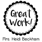 Picture of Extra Stamp Plate - Beckham Teacher Stamp