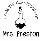 Picture of Extra Stamp Plate - Preston Teacher Stamp