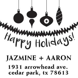 Jazmine Holiday Stamp