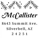 Picture of Extra Stamp Plate - McCallister Holiday Stamp