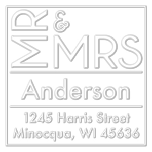 Anderson Wedding Embosser