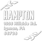 Picture of Extra Embosser Die - Hampton Address Embosser