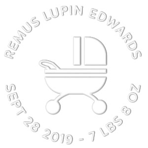 Remus Birth Announcement Embosser