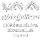 McCallister Holiday Embosser