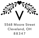 Picture of Extra Stamp Plate - Victoria Address Stamp