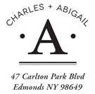 Picture of Extra Stamp Plate - Abigail Address Stamp