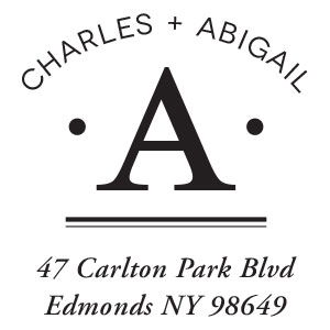 Abigail Address Stamp