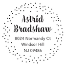 Picture of Extra Stamp Plate - Astrid Address Stamp