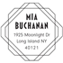 Buchanan Address Stamp