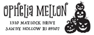 Mellon Rectangular Holiday Stamp